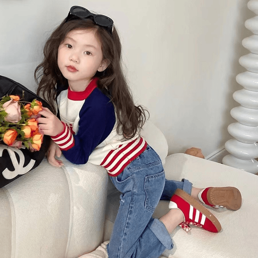 ChoiyuBella/彩羽贝拉儿童上衣童装春秋女童洋气针织宝宝长袖休闲