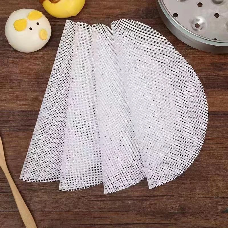 安全无毒家用硅胶蒸笼垫圆形食品级不粘蒸笼布蒸馒头布蒸包子垫子