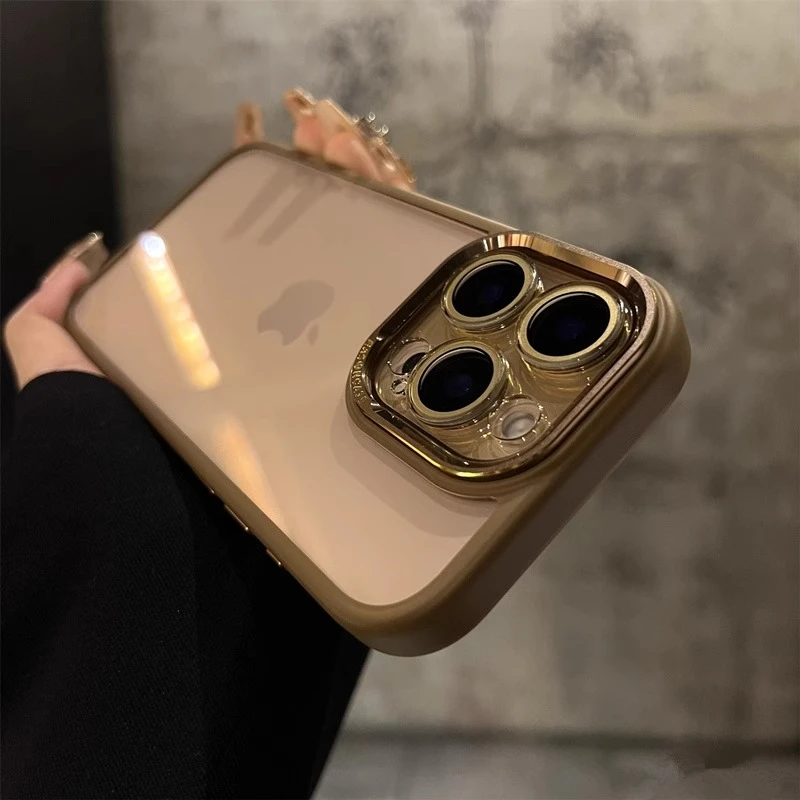 飞虎胜ins沙漠金带镜头膜适用苹果15ProMax手机壳iPhone16pro新款