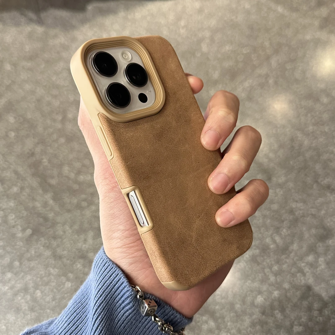 飞虎胜高级秋冬美拉德适用iPhone16promax手机壳华为oppo小米vivo