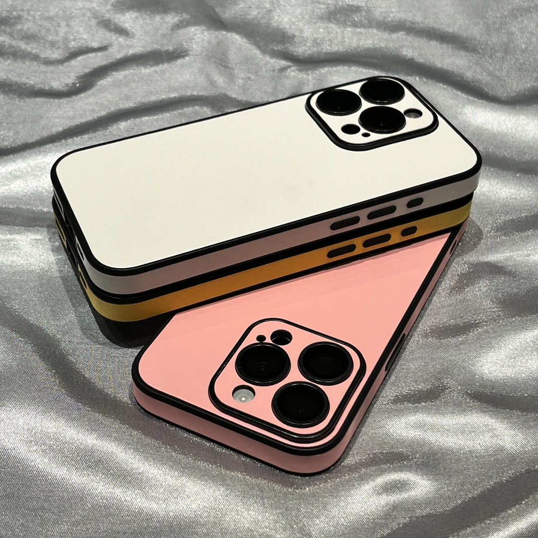 飞虎胜纯色素皮纹适用14苹果15promax手机壳iphone16自带镜头膜13