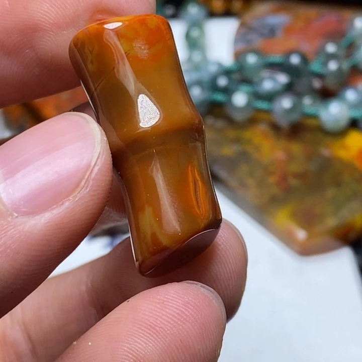 玛瑙/玉髓颈饰未镶嵌星*玥