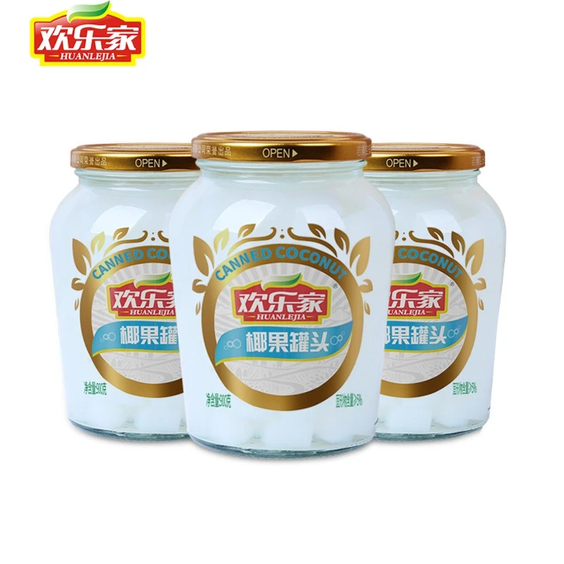 欢乐家橘桔子黄桃雪梨椰果杨梅罐头900g*3罐水果罐头整箱原产浓郁