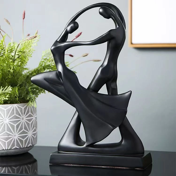 房间装饰品摆件简约高挑舞者甜蜜拥抱家居饰品创意摆件客厅装饰品