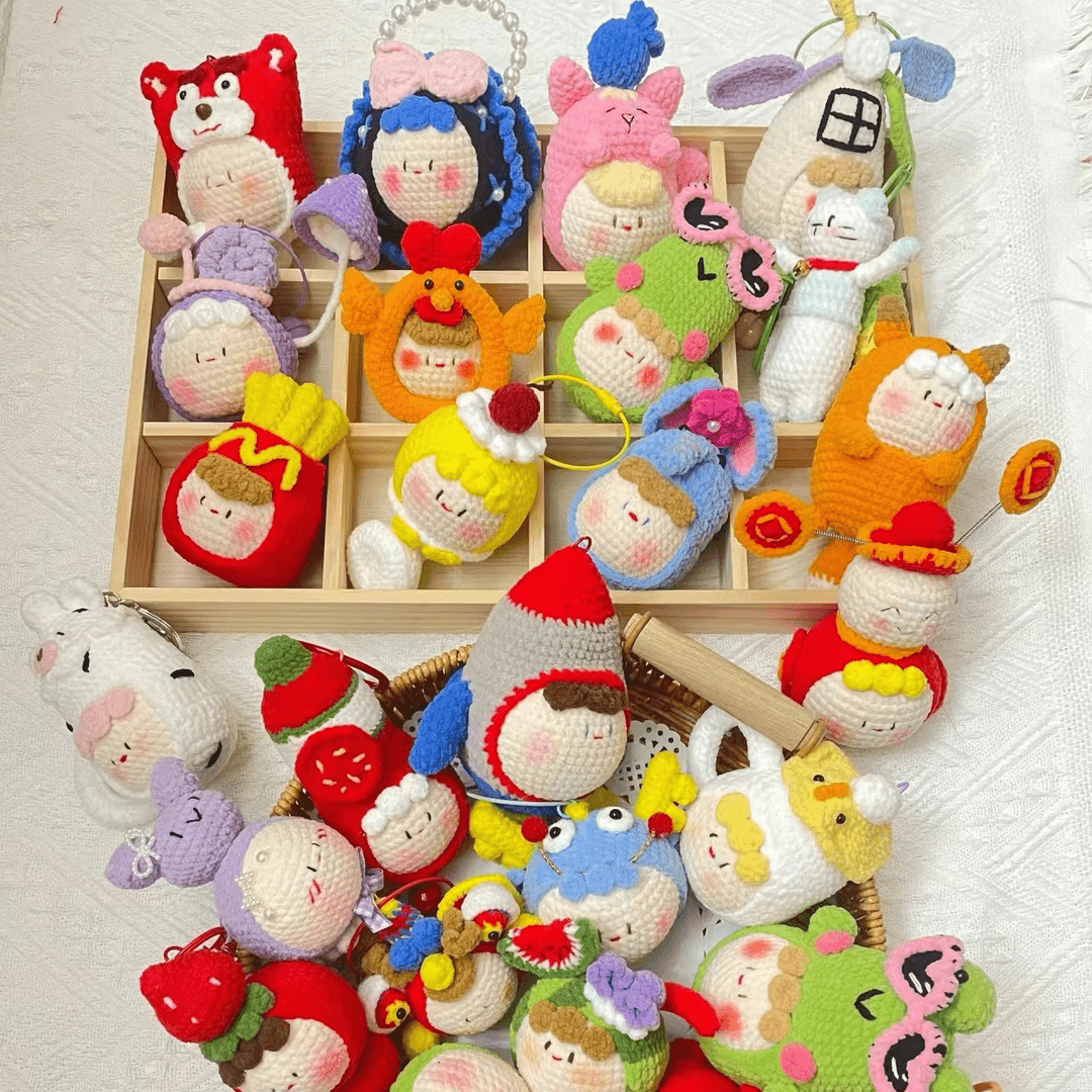 【拍一拆二】重工DIY钩针手工点读毛绒1