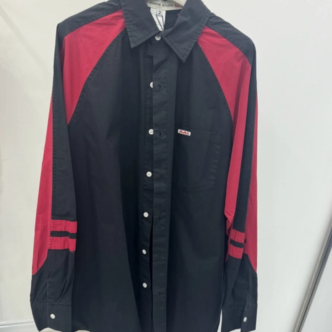 JYBD休闲拼色时尚撞色衬衣男女同款