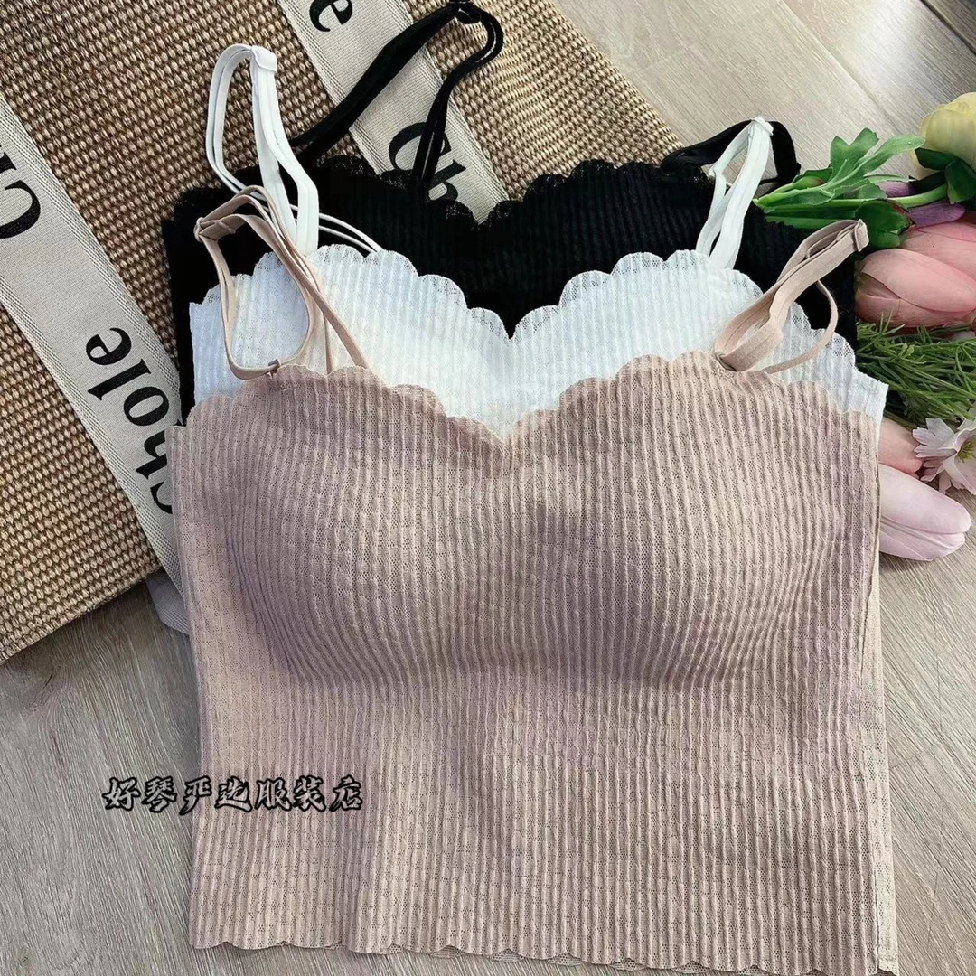 ［四季青］百搭美背细肩带舒适内搭打底可外穿裹胸吊带背心228-2288