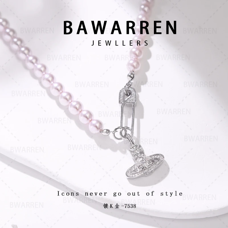 Bawarren项链 7538-土星轻奢时尚百搭项链