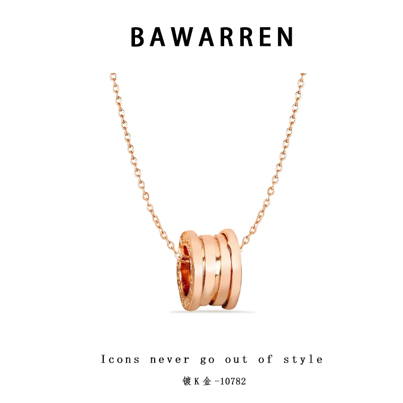 Bawarren 法❤ 【弹簧 】精工CNC 10782-气质轻奢时尚