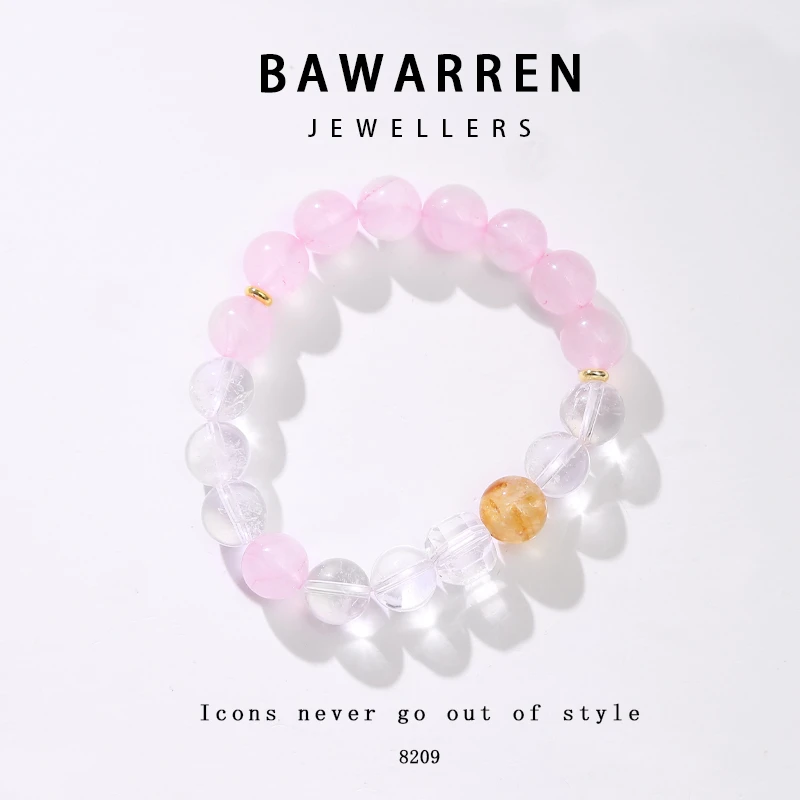 Bawarren 美❤ 8209-气质轻奢经典镶嵌手链坠链