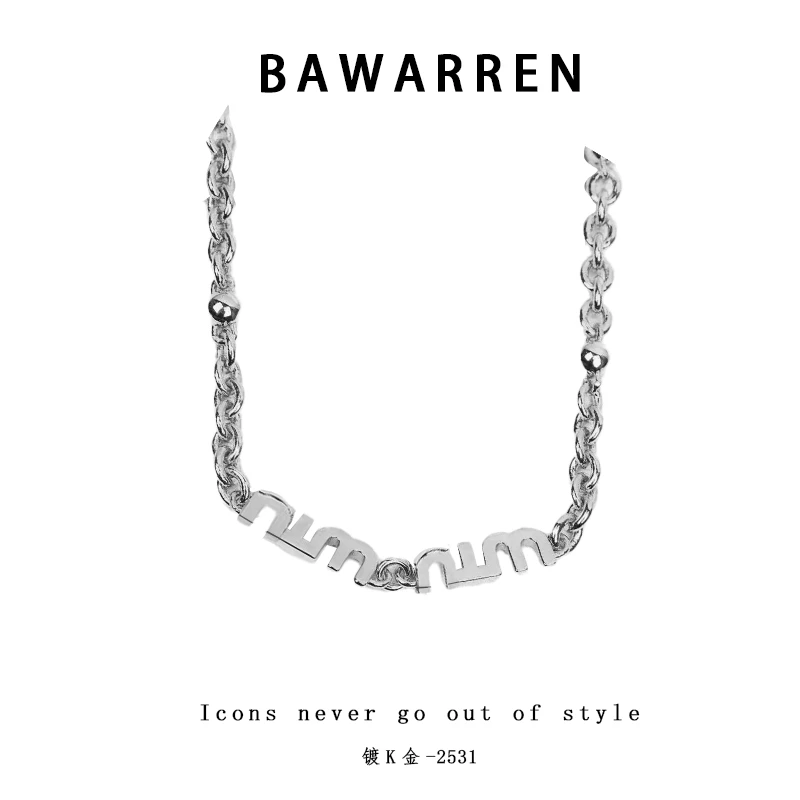 Bawarren 法❤ 【m】精工CNC 5559-m轻奢百搭项链