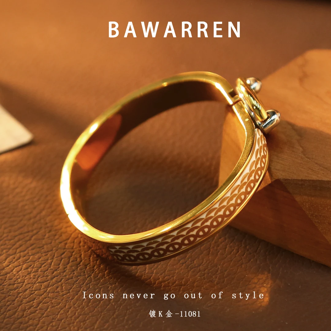 Bawarren 美❤【猪鼻】精工CNC  11081-手镯轻奢时尚百搭