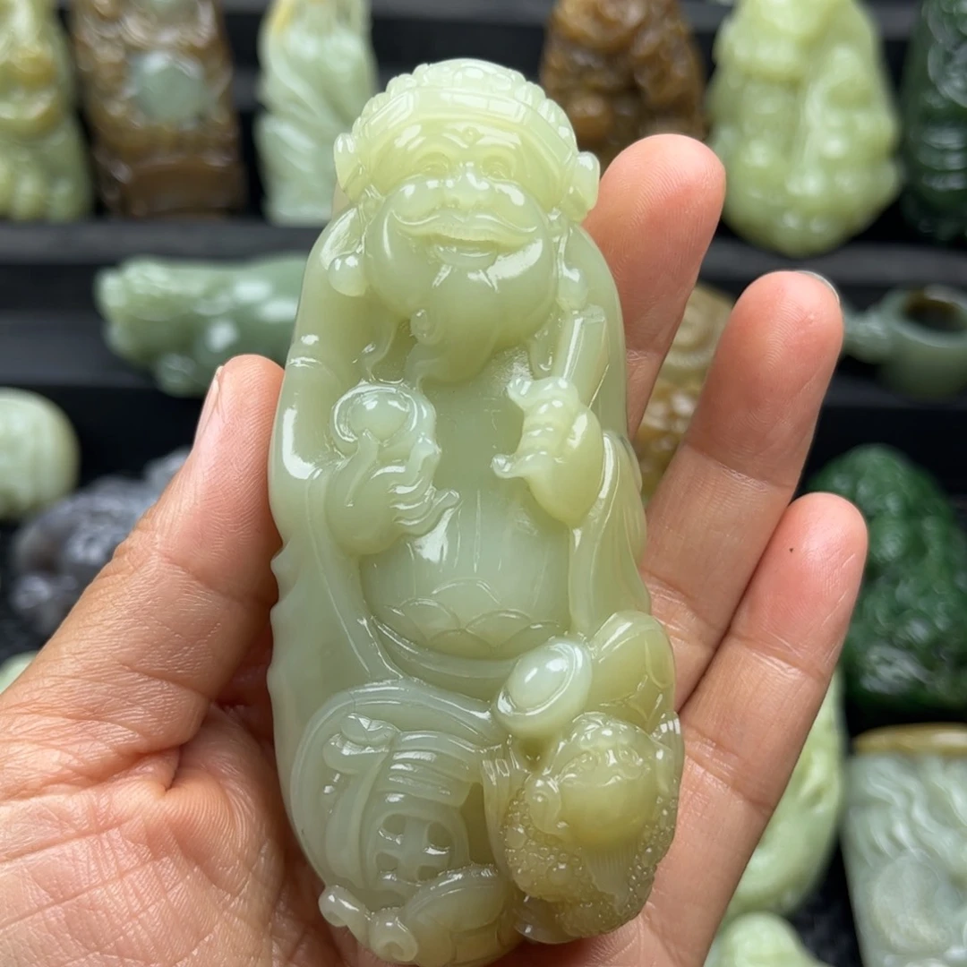 和田玉把件未镶嵌卡**拉