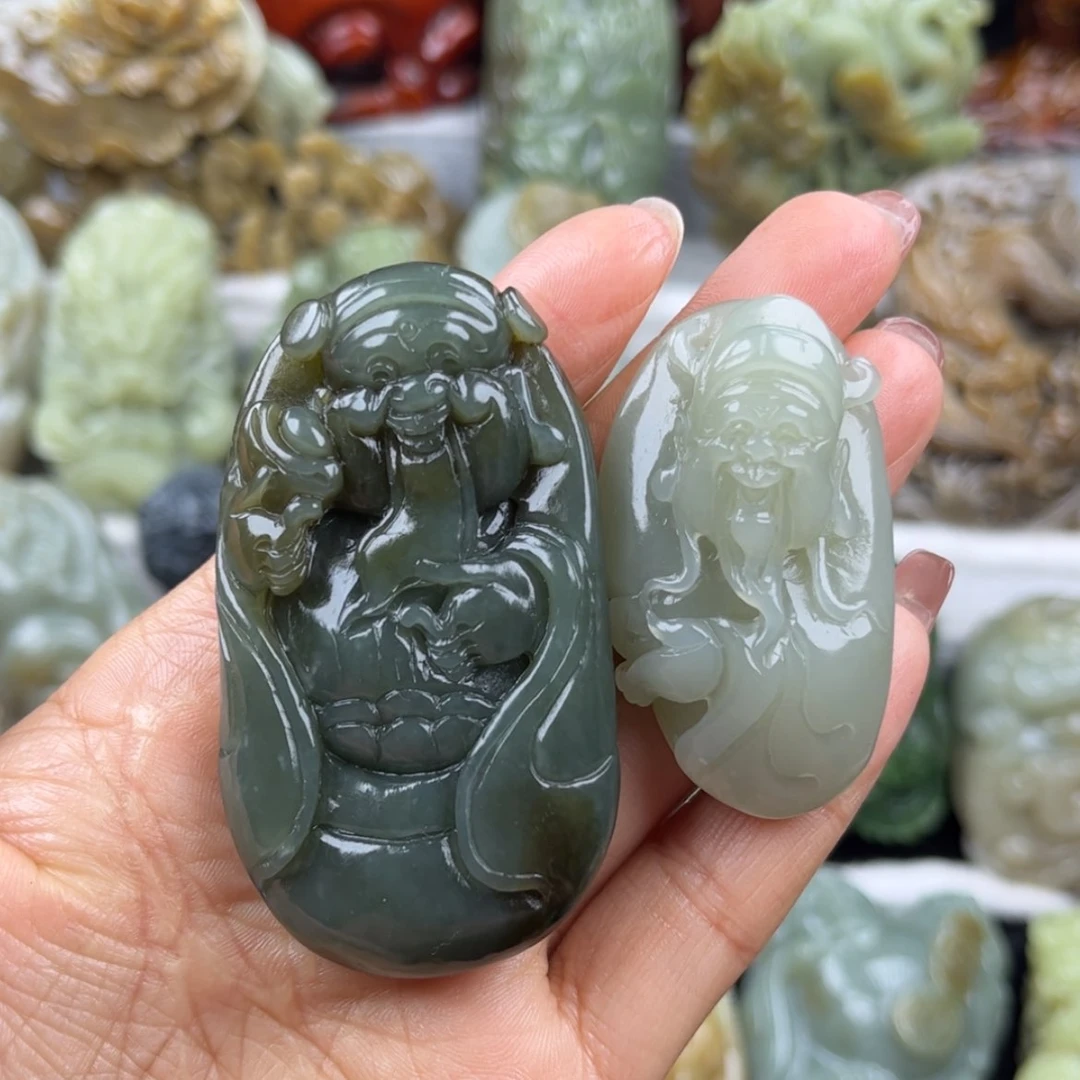 【闪购商品】和田玉把件未镶嵌Y***怀