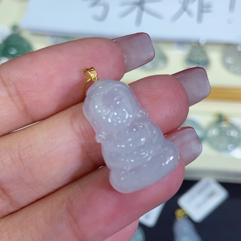 【闪购商品】翡翠颈饰18K金镶嵌