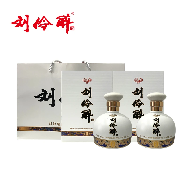 刘伶醉刘伶醉七两醉纯粮食酒优级河北名酒浓香型白酒54度350ml*6