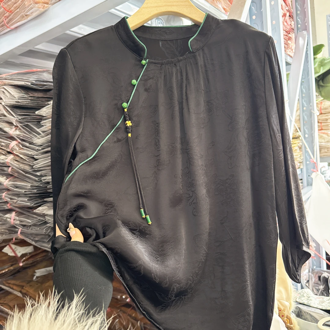 5255款新中式上衣【油丝】