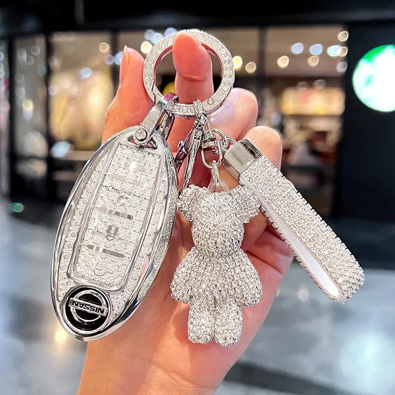 日产钥匙套14代轩逸经典逍客天籁奇骏骐达劲客楼兰阳光车专用女包