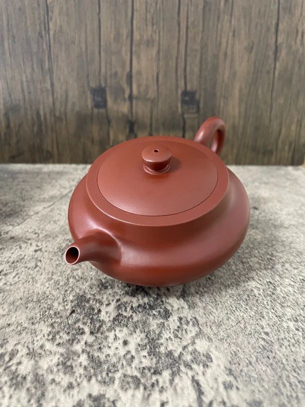 朱泥大红袍精工桑盘