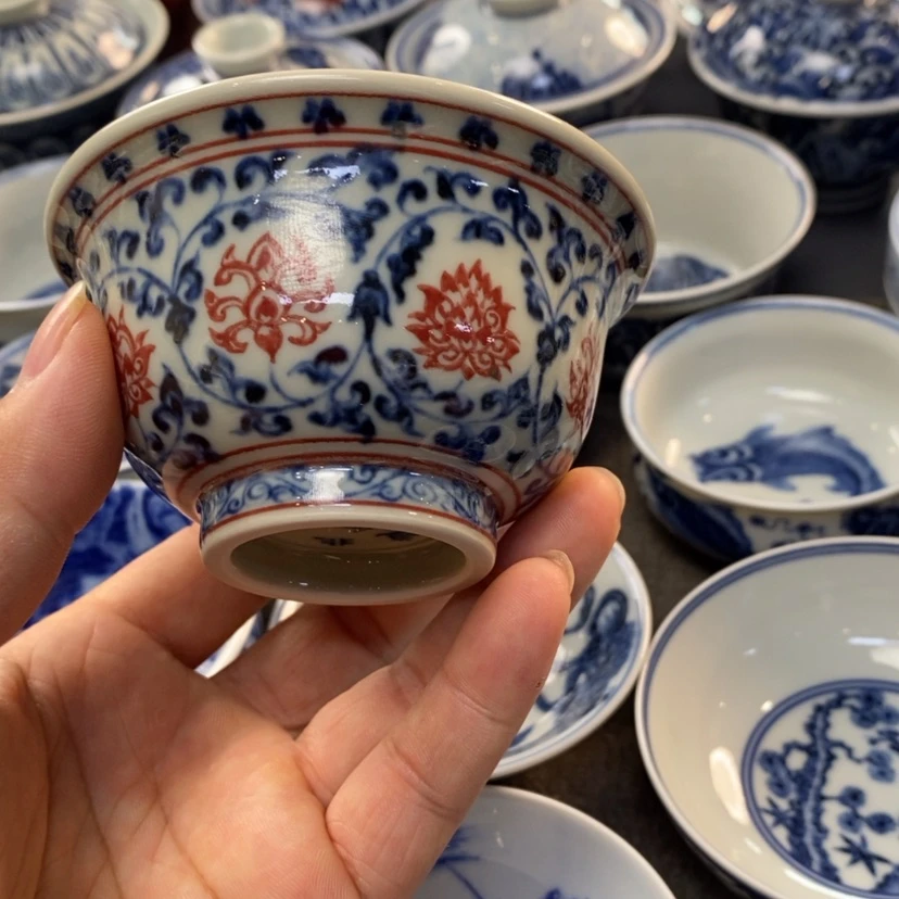 【闪购商品】杯獨**網景德镇柴窑压手杯