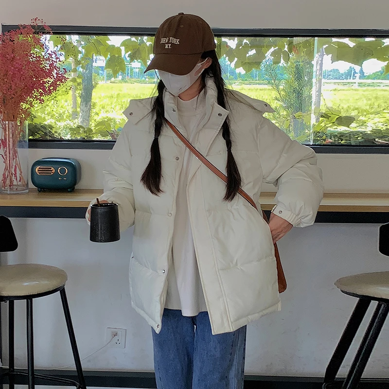 棉衣女短款韩版面包服冬装宽松2025年新款棉服学生棉袄加厚外套潮