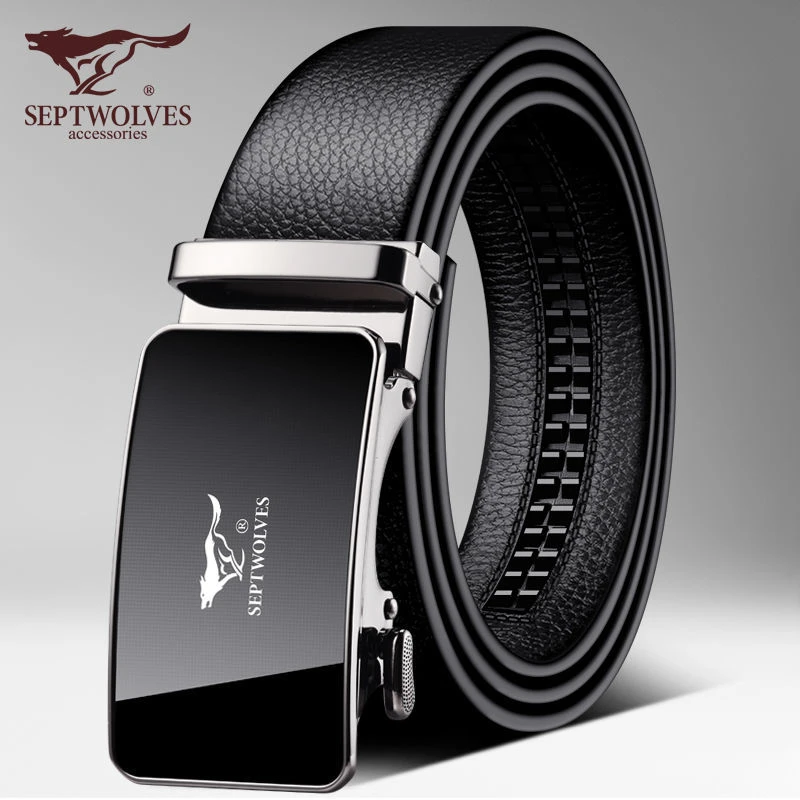 七匹狼男士皮带真皮自动扣新款正品高档头层牛皮中青年裤腰带百搭