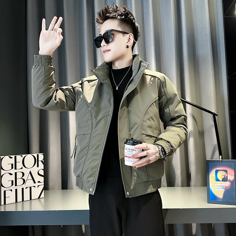 冬季加厚棉服男款冬装上衣2024新款爆款潮牌立领棉衣潮流百搭外套