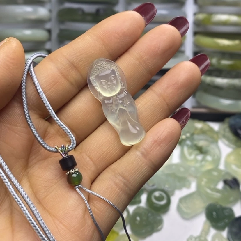 【闪购商品】岫玉颈饰未镶嵌别**我