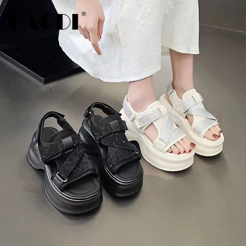 高蒂网红休闲时尚百搭夏季软底防滑仙女风凉鞋245078-307