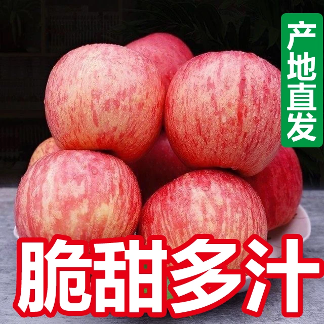 A新鲜苹果红富士丑苹果冰糖心脆甜10斤装应季水果精选大果品质