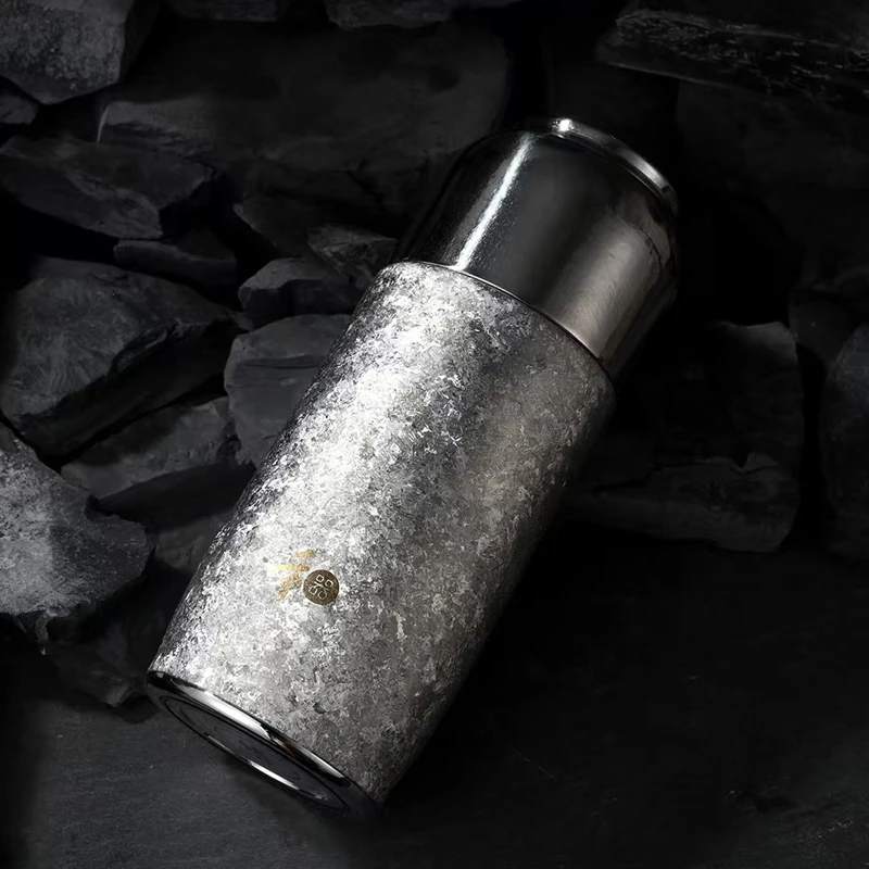 禾器喜吉钛来钛晶磁力杯460ml    330ml    高档复古个性