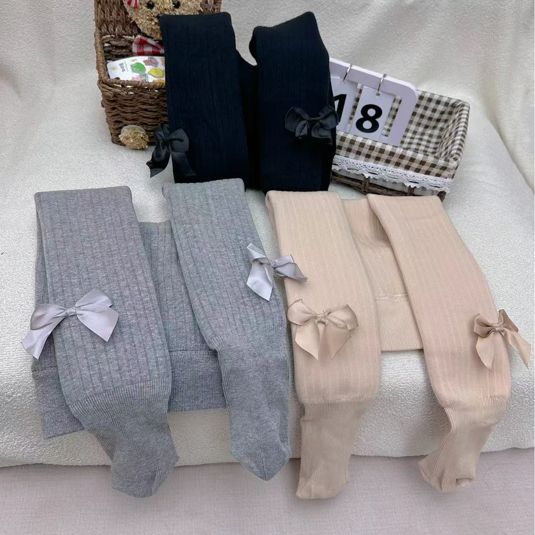 超厚一件过冬加绒蝴蝶结裤袜