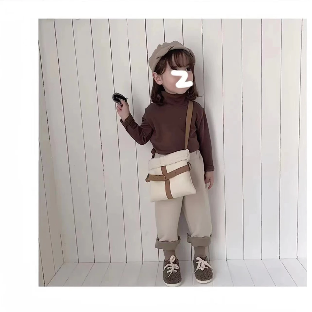 焦糖色立领打底衫（单件）