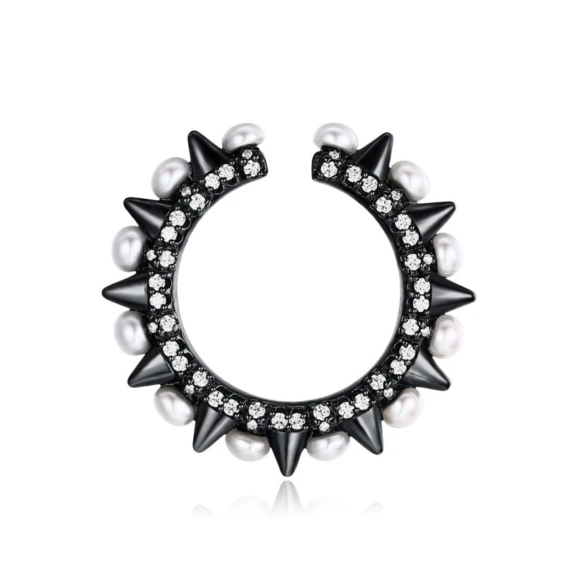 APM Monaco 合金合成锆石耳饰 单只铆钉耳骨夹美式耳钉