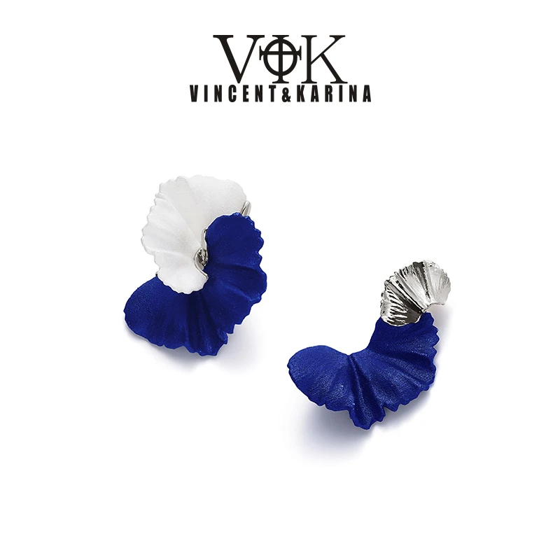 VINCENT&KARINA 铜合金耳饰  Namooo【葵】荣获天工奖花瓣耳环