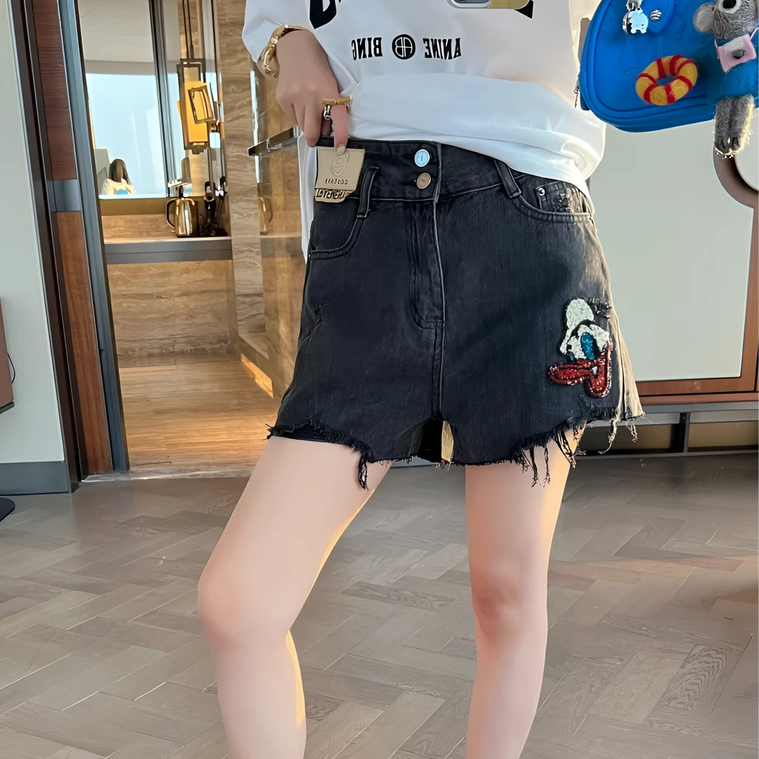 BLX--春夏新款南油秀秀家小众设计款短裤3359