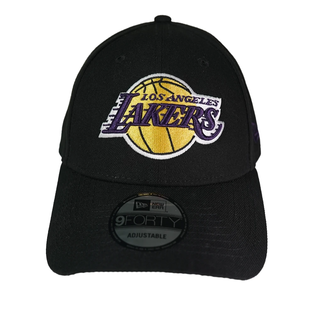 NEWERA940湖人队经典队标硬顶刺绣标女款夏季帽子时尚黑色鸭舌帽