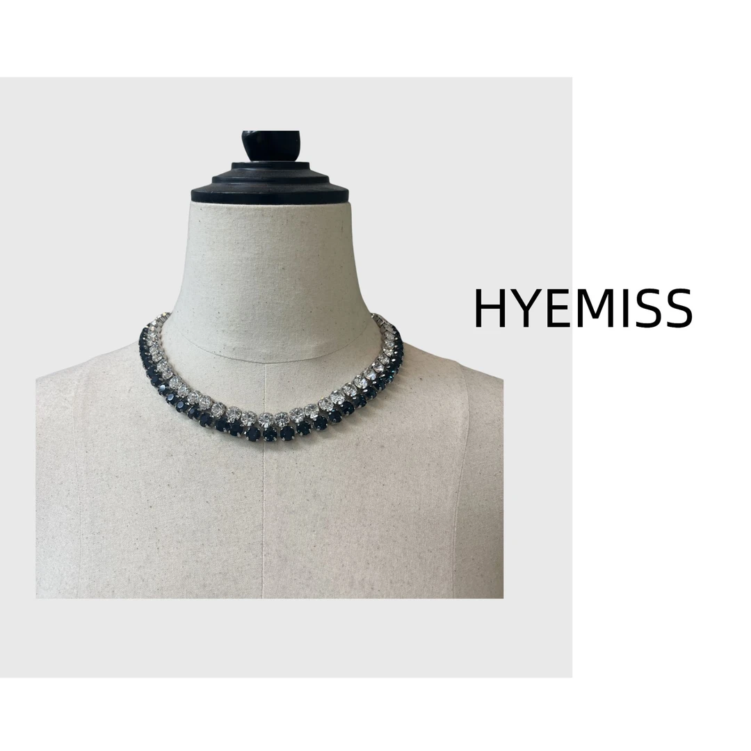 铜项链 NL240224时尚气质轻奢法式优雅百搭洋气手工水晶项链