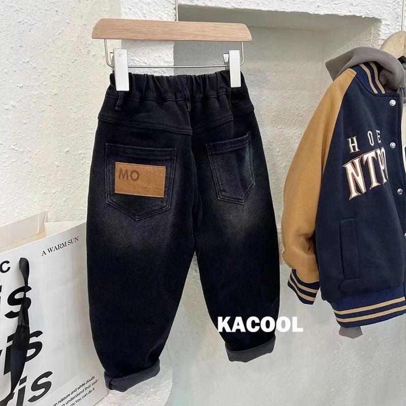 男童牛仔裤长裤子2023新款春装春秋百搭童装中小童儿童宝宝潮