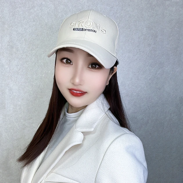 【春夏款】帽子假发一体时尚百搭长直发女棒球帽鸭舌帽子遮阳防晒