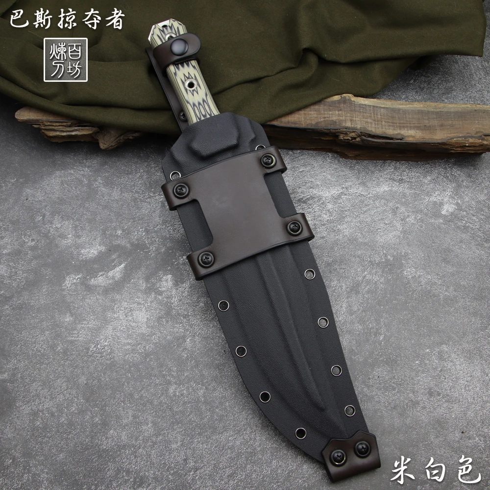 BUSSE巴斯掠夺者重型直刀 SLEIPNER瑞典冷作工具钢 户外小直刀K鞘