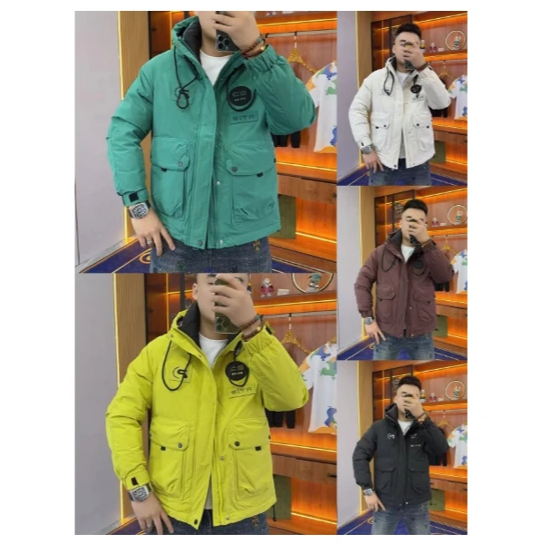95813 彩色羽外套 青少年潮男工装潮牌情侣新款
