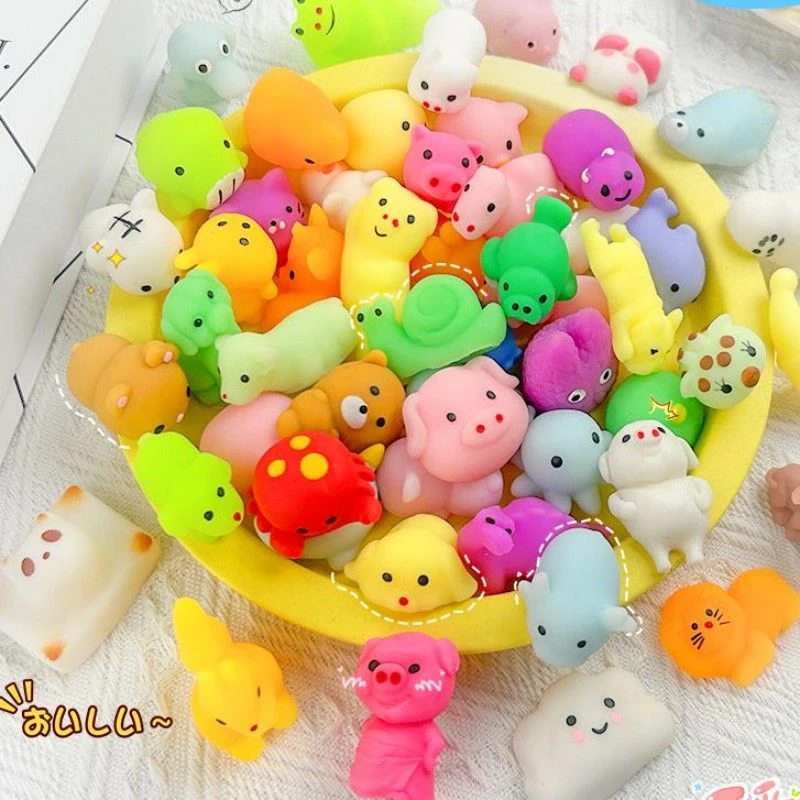 超萌团子捏捏乐减压神器可爱卡通迷你小动物捏捏解压玩具适用14岁