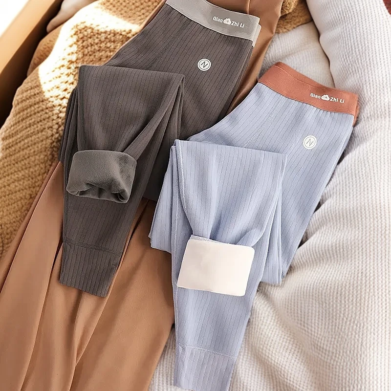 棉裤秋裤打底裤男士学生男生保暖裤衬裤加厚加绒防寒秋冬季棉毛裤