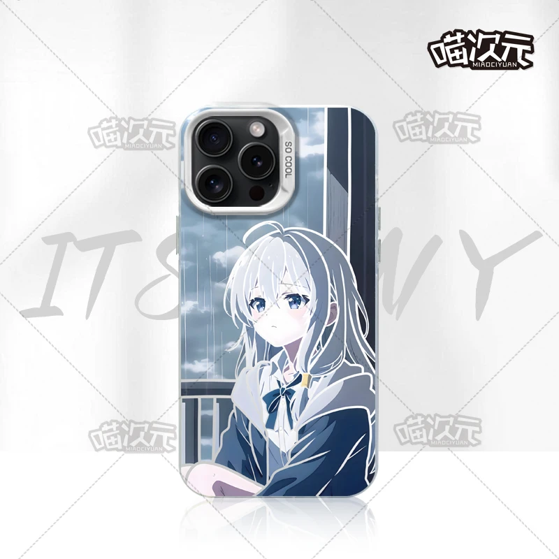 雨中伊蕾娜新款彩银适用创意动漫苹果16华为一加12小米手机防摔壳