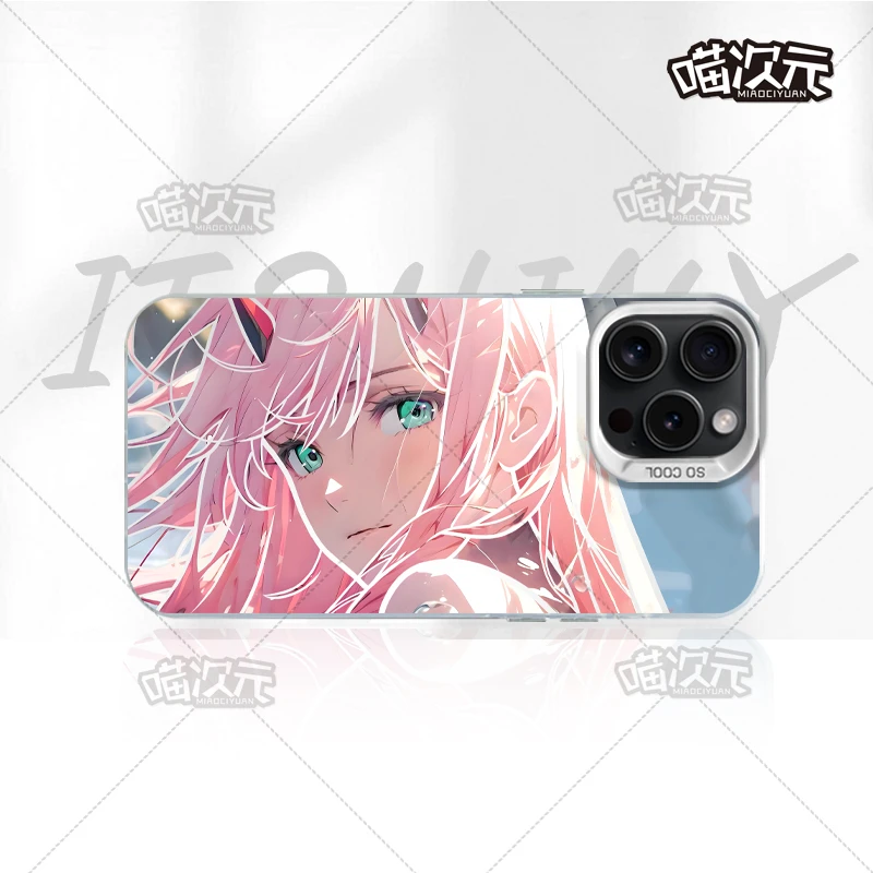 02回眸横版新款彩银适用创意动漫苹果16华为一加12小米手机防摔壳