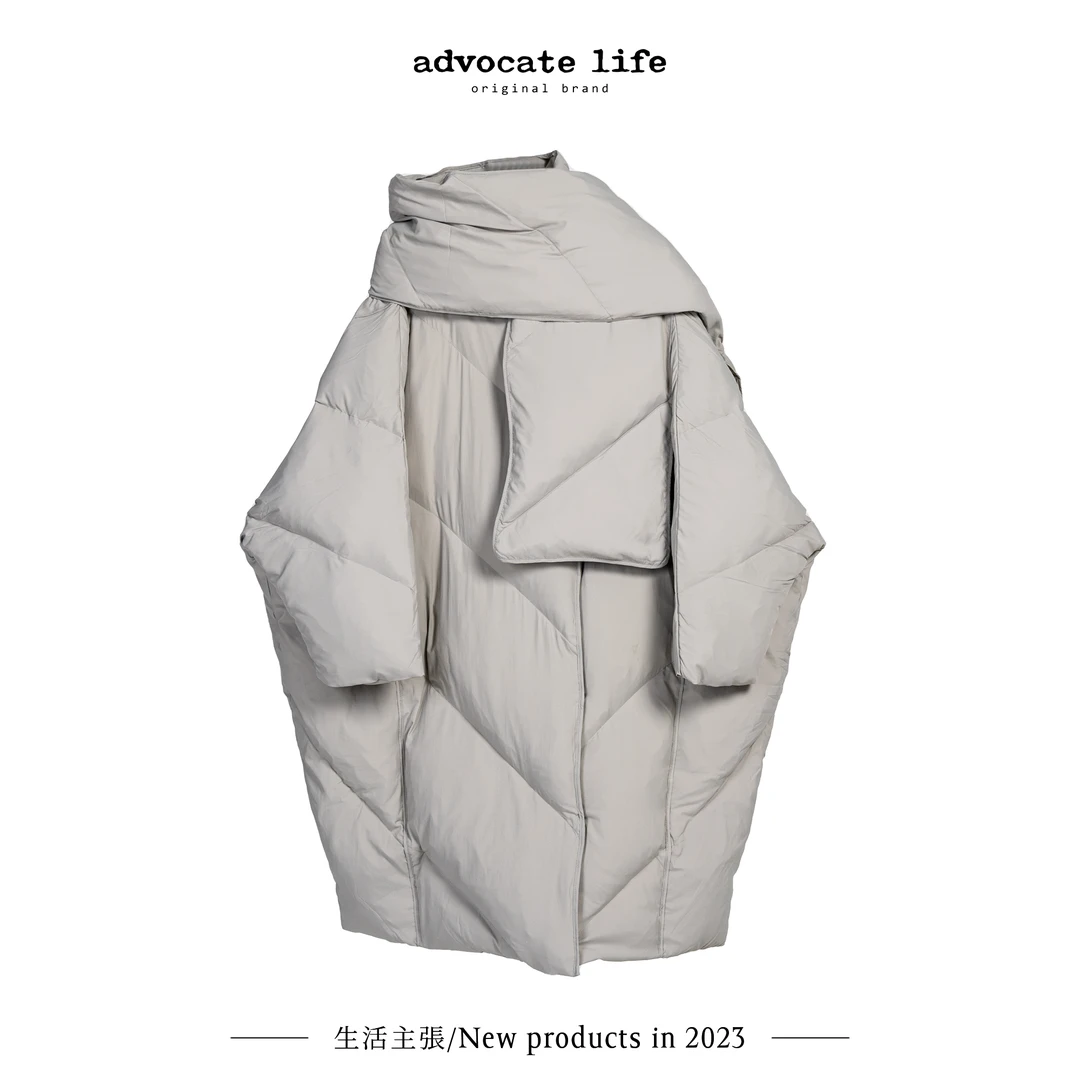 GQ382434新款加厚外套时尚宽松冬季百搭休闲中长款保暖韩版简约潮