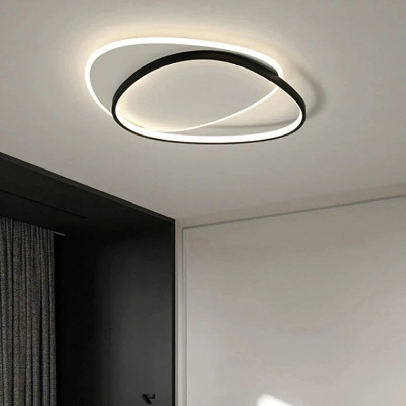 卧室吸顶灯现代简约创意主卧房间大气极简全光谱护眼书房灯