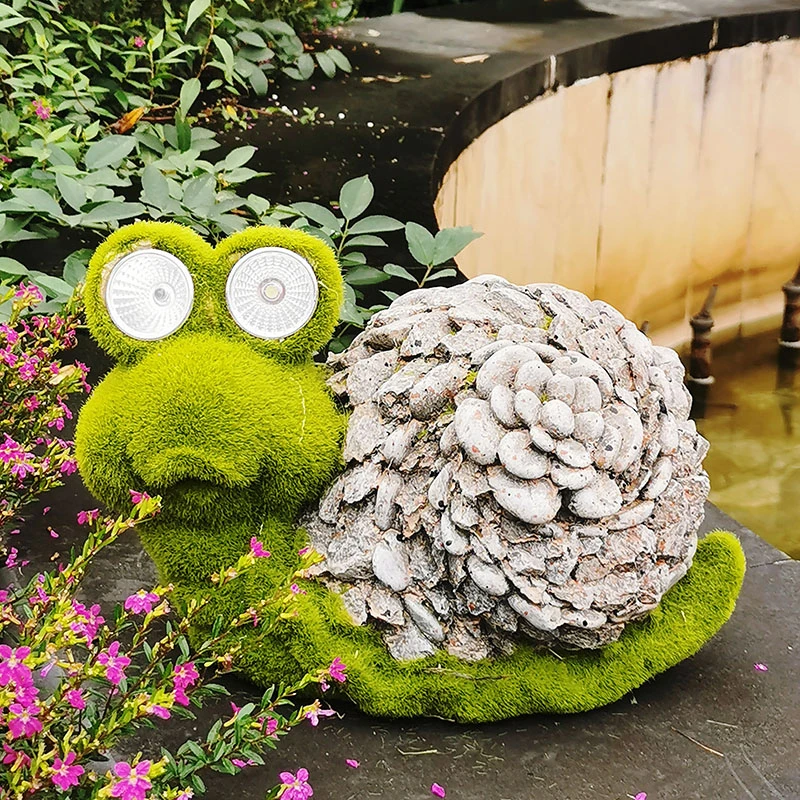 花园庭院装饰太阳能户外氛围灯可爱动物摆件民宿院子阳台布置造景