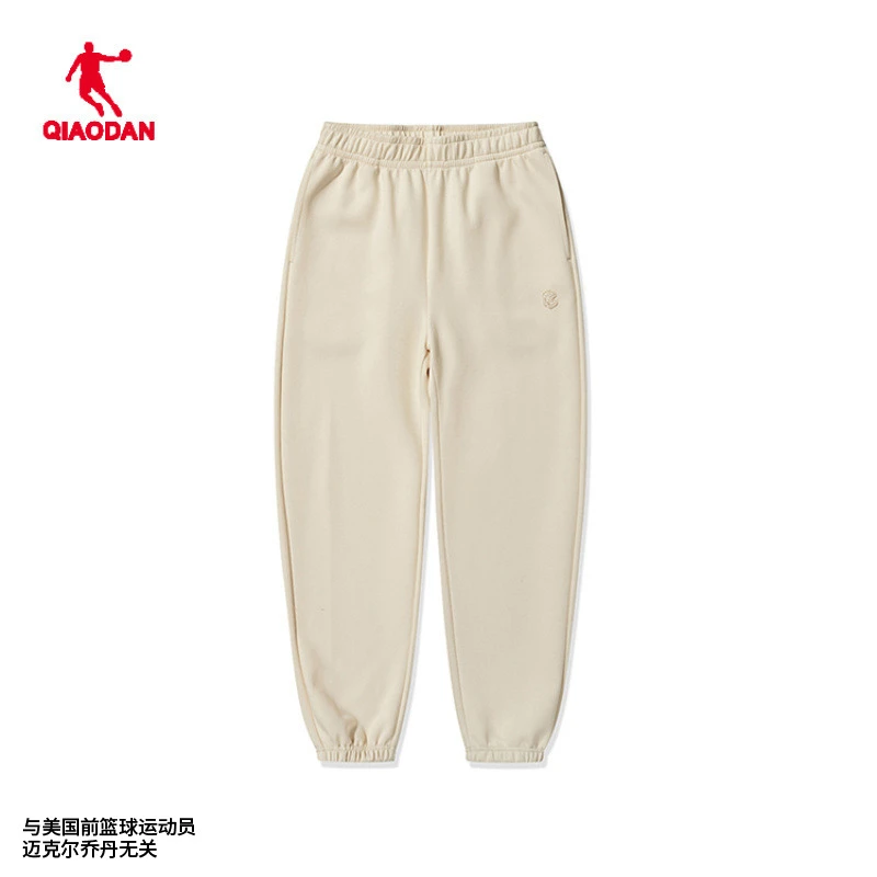 QIAODAN/乔丹2022冬季新款男子运动生活针织卫裤GKL43222522